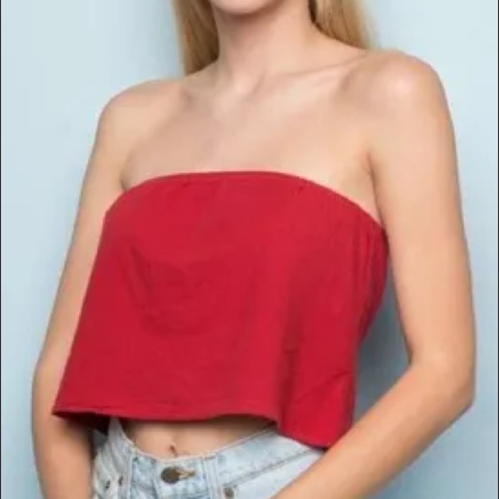 ACCEPTING OFFERS Brandy Melville red tube top